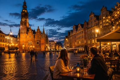 Rynek Wrocław wieczorem – iluminacja, atmosfera i najlepsza pora na spacer