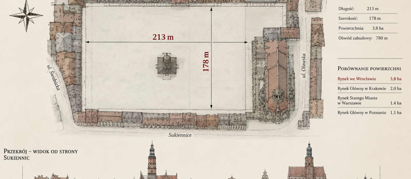 Dlaczego Rynek Wrocław jest tak duży?