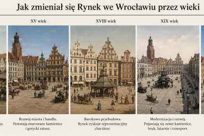 Jak zmieniał się Rynek Wrocław na przestrzeni wieków