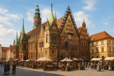Jakie funkcje pełnił Rynek Wrocław dawniej?