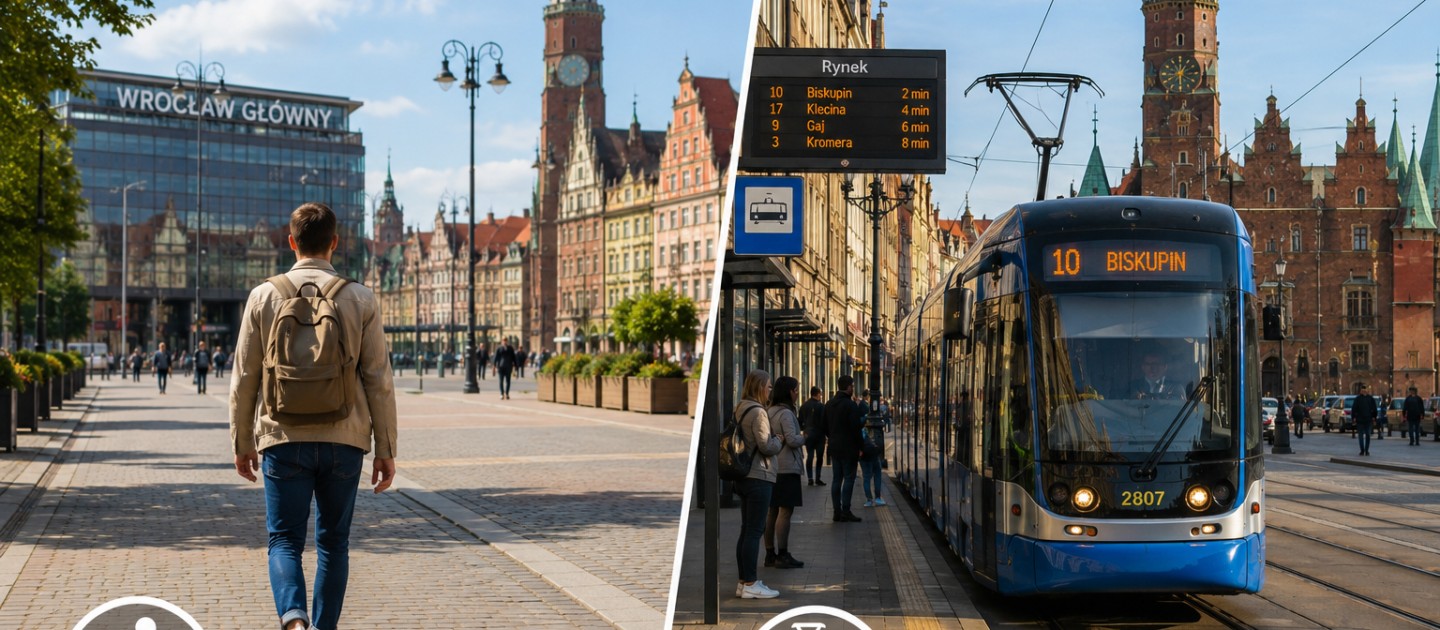 Dworzec Główny PKP – jak dojść na Rynek Wrocław?
