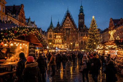 Rynek Wrocław w grudniu